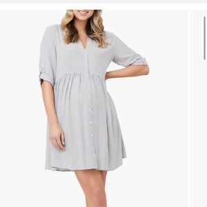 Ripe maternity shirt dress